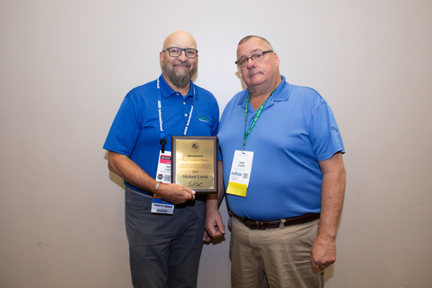 Rand Ackroyd Award: Michael Lueck