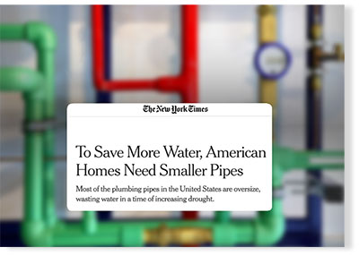 Water Demand Calculator Article Featured in The New York Times